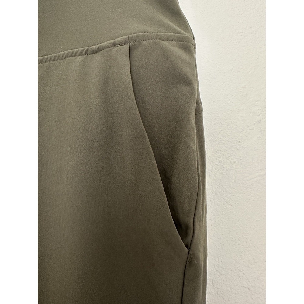 Patagonia Happy Hike Studio Pants Women's L Olive Green Hiking Travel Jogger - Picture 3 of 13